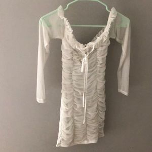 Never worn Fashionnova Maura mesh dress (xs)